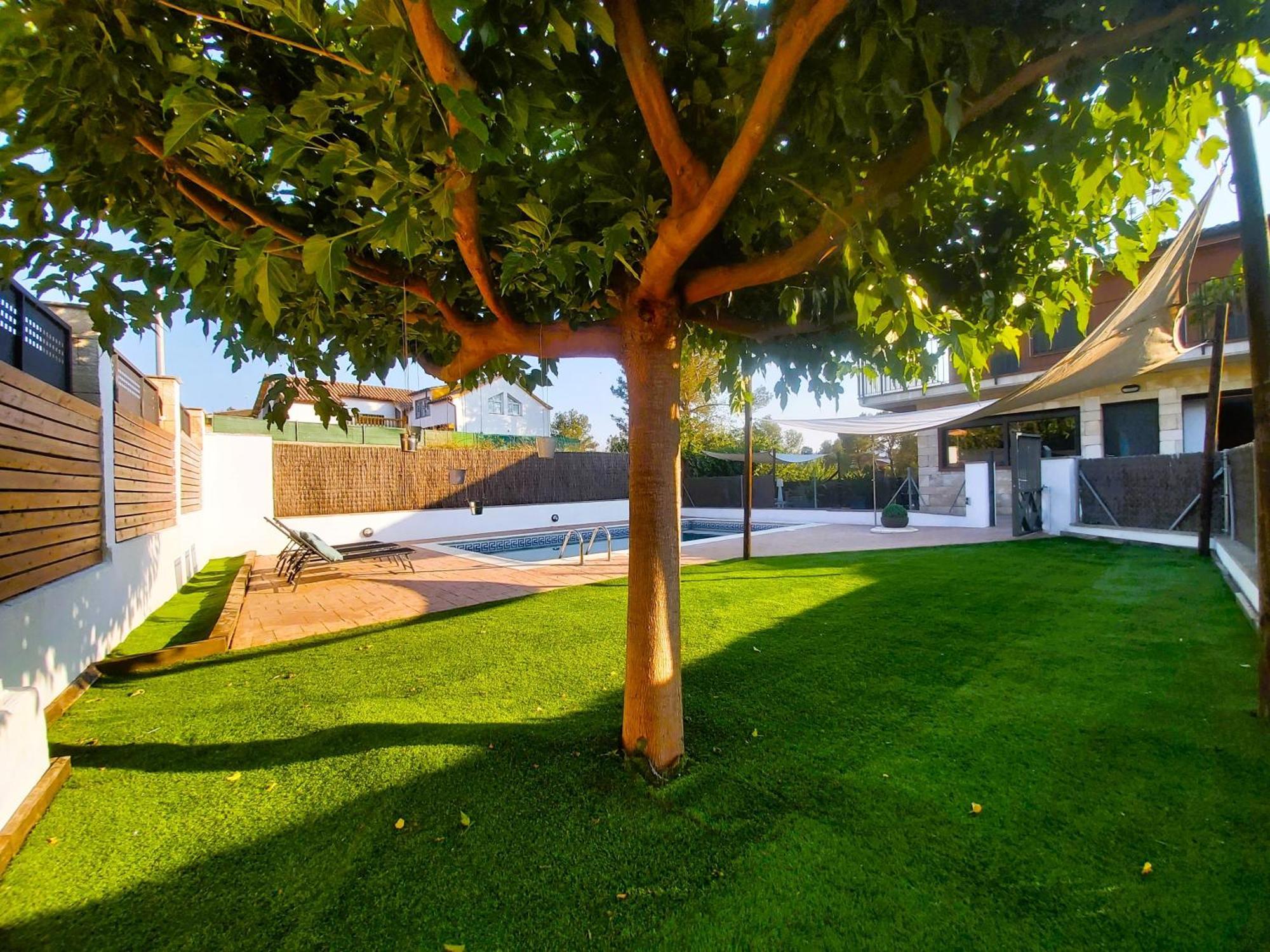 Morera Blanca Piscina, Barbacoa, Chill-Out San Mateu de Bages Dış mekan fotoğraf